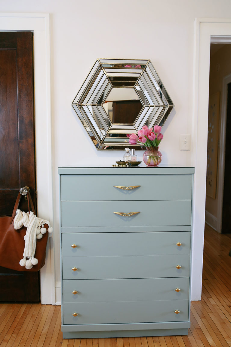 Refinished Our Old Dresser