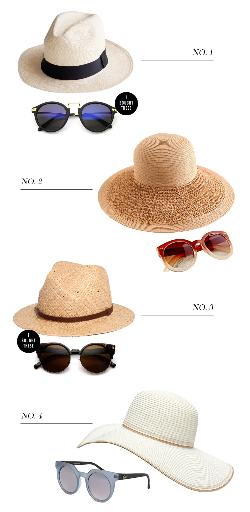 Cheap Sunglasses and Beach Hats