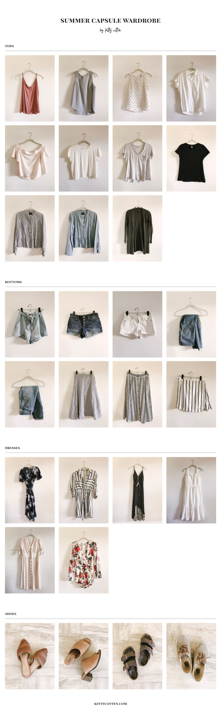 Summer 2018 Capsule Wardrobe