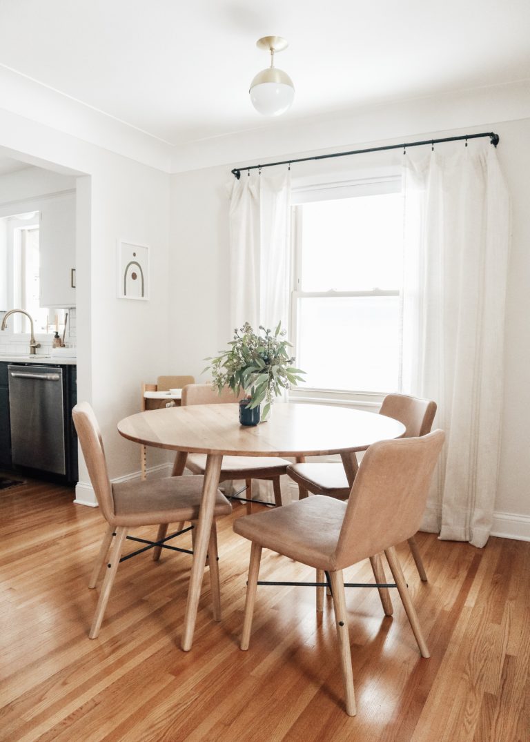 Baby-friendly Living & Dining Room Makeover