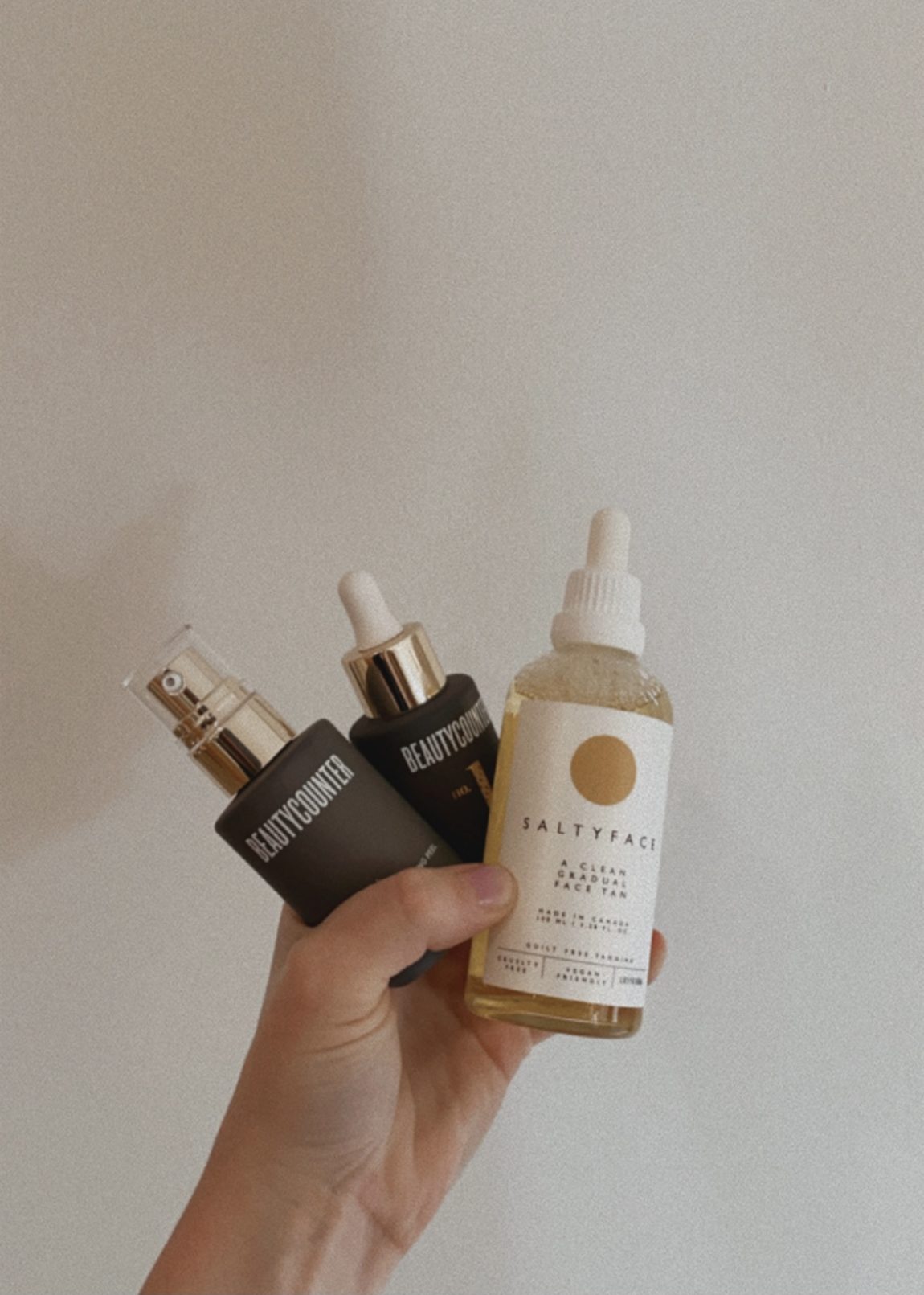 Clean beauty skincare routine