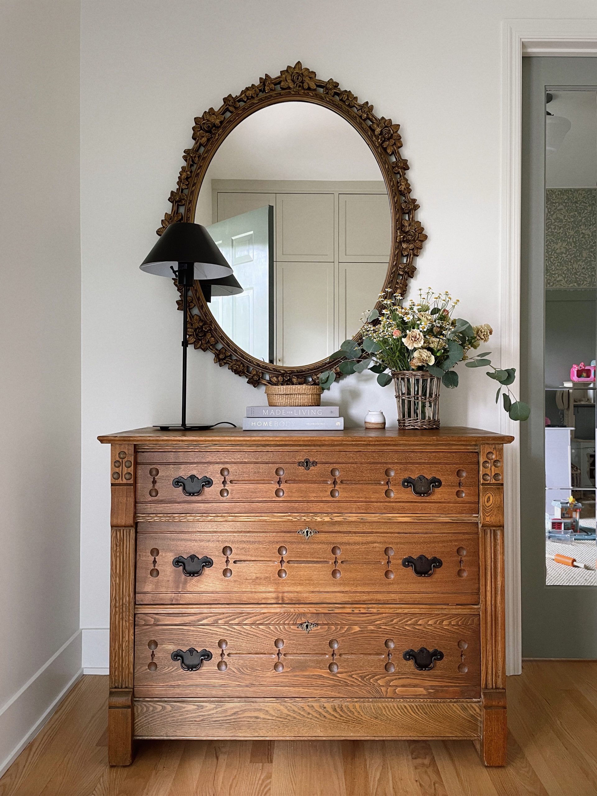 front entry dresser console