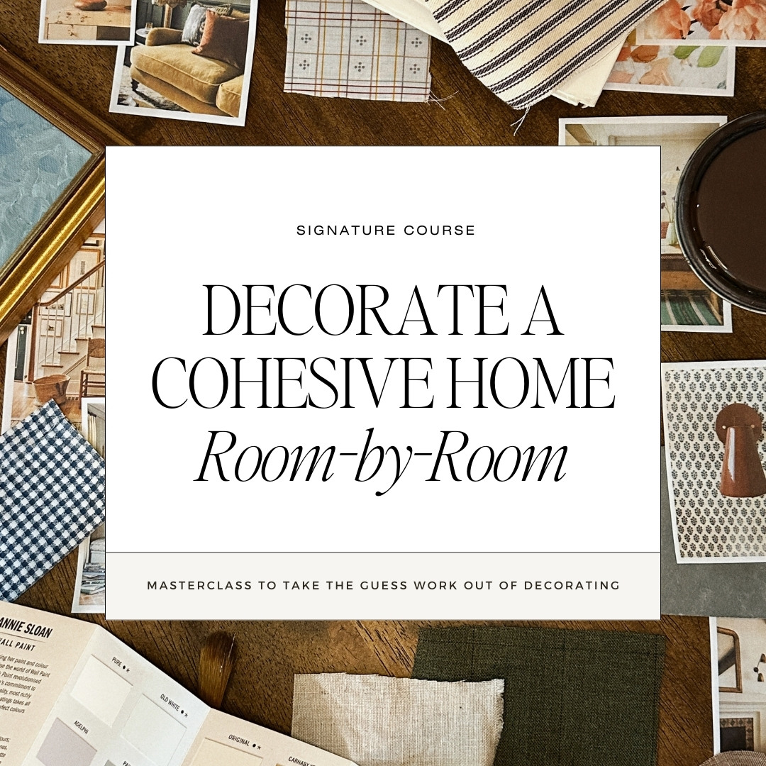 Decorate a cohesive home room-by-room