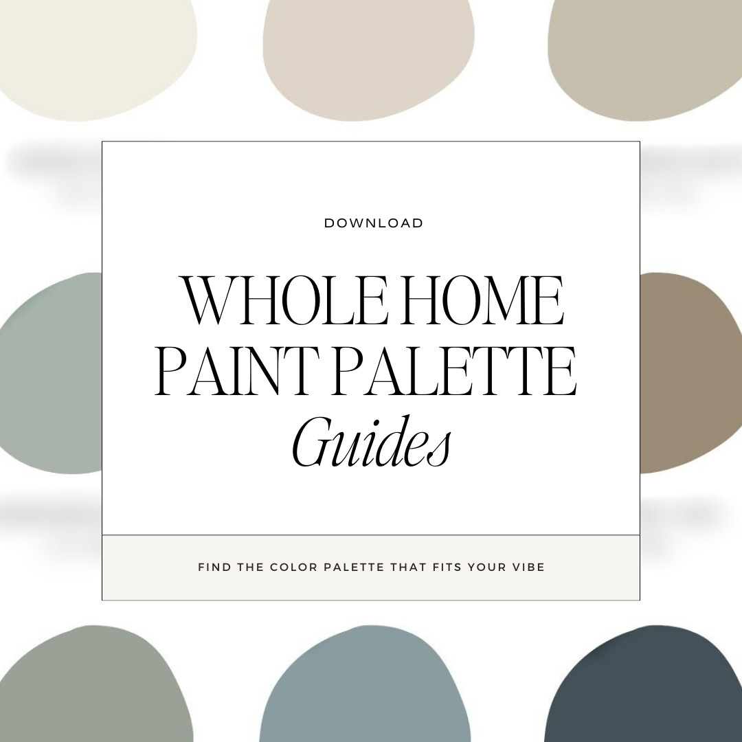 Whole home paint palette guides